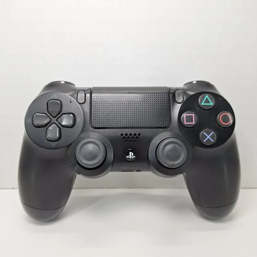 Sony PlayStation 4 DualShock 4 V2 Black CUH-ZCT2U Wireless Controller - Tested